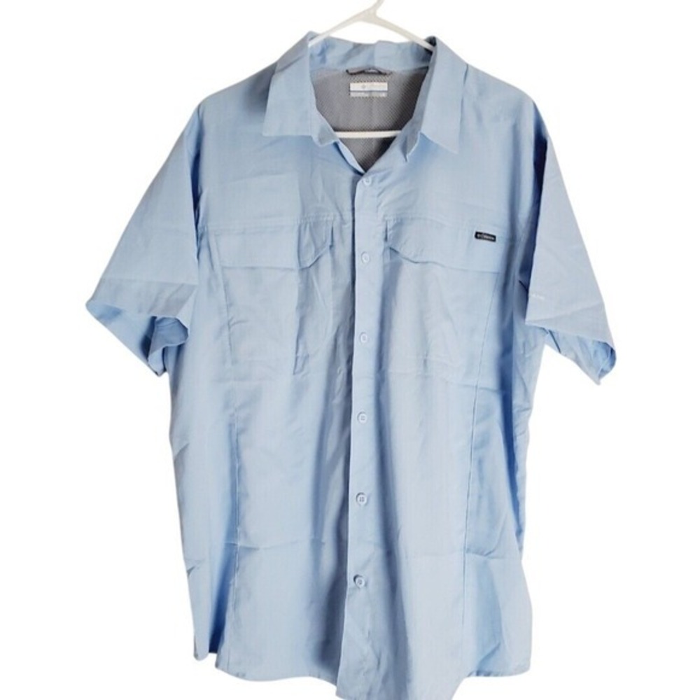 Columbia Sportwear Omni-Shade Fishing Shirt Large L Golf Pickleball Tennis Sport